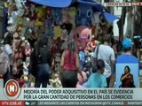 Caracas | Ciudadanos perciben mejora en poder adquisitivo reflejada en mayor afluencia en comercios