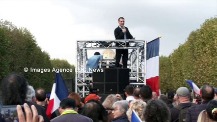 Florian Philippot. Non à l'austérité, frexit, destitution. Paris/France - 26 Octobre 2024