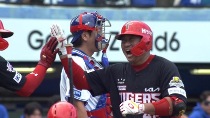김태군 만루포...KIA, 12번째 우승에 '1승 앞으로' / YTN
