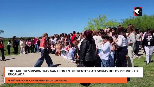 Tres mujeres misioneras ganaron en diferentes categorías de los premios Lia Encalada
