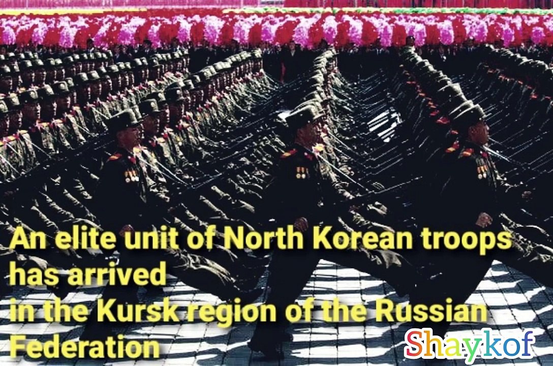 An elite unit of North Korean troops has arrived in the Kursk region of the Russian Federation