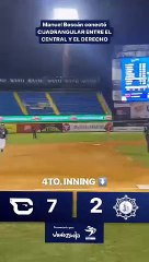 Manuel Boscán la sacó del parque con Magallanes por primera vez en la temporada
