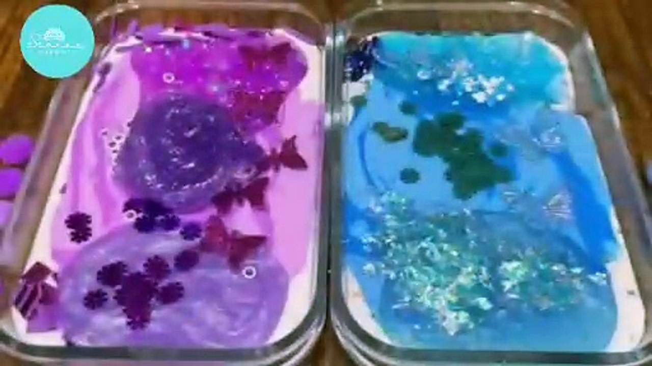 Aqua vs Purple ASMR Slime Battle! video Dailymotion