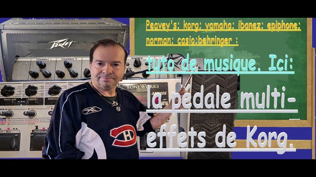KORG TONEWORKS, MULTI-EFFECTS PEDALS. La tuto de SYLVAIN, épisode 1 sur au moins 3.