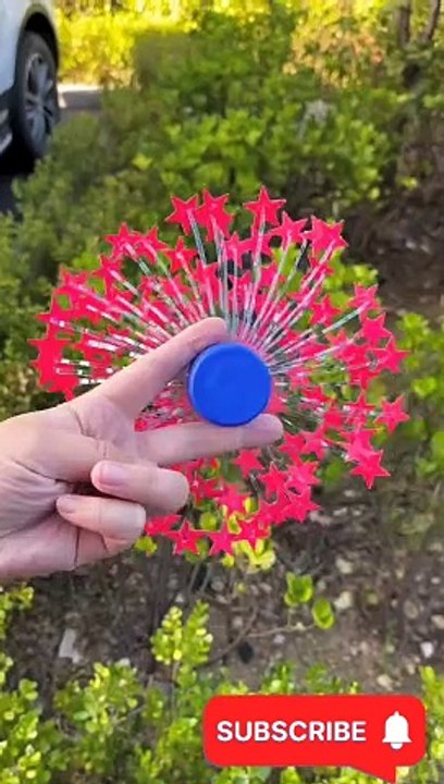 How to create flower with bottle