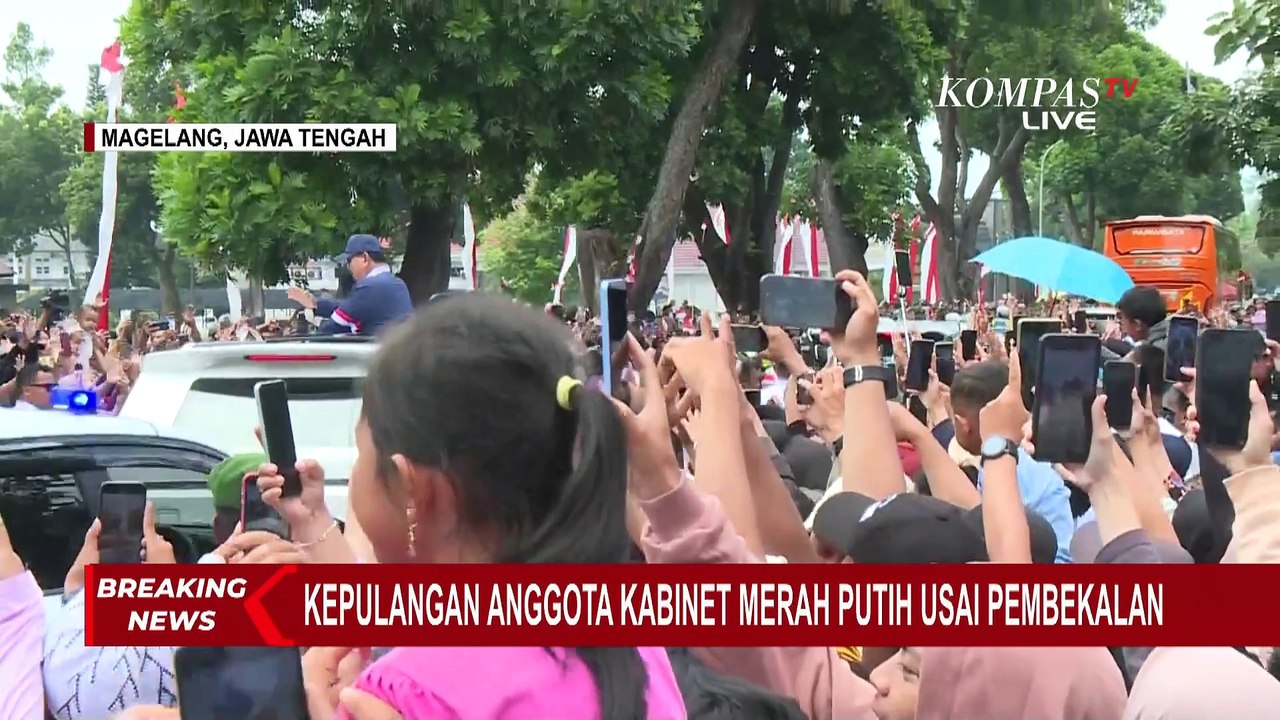 Pembekalan Kabinet Merah Putih Selesai, Presiden Prabowo Meninggalkan Akmil Magelang