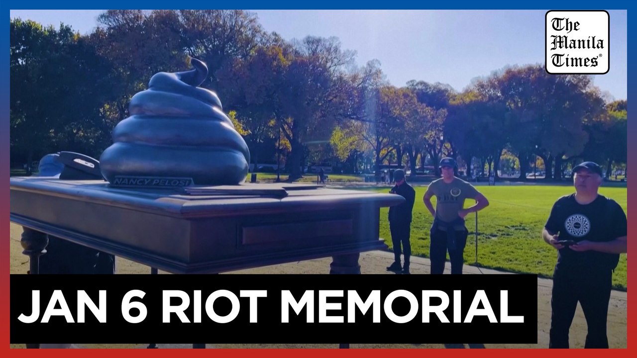 Poop-emoji statue in front of US Capitol evokes stain of January 6 riot ...