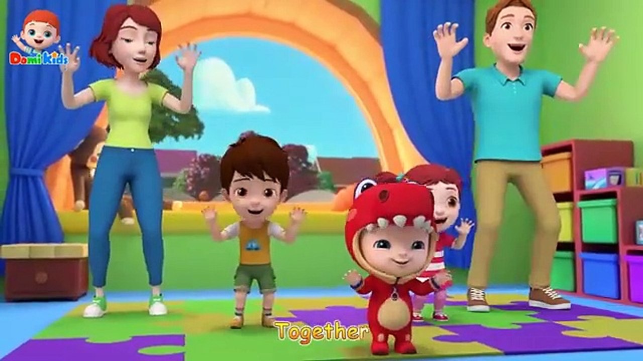 Little Dinosaur is Coming! | Nursery Rhymes & Kids Songs - Domi Kids