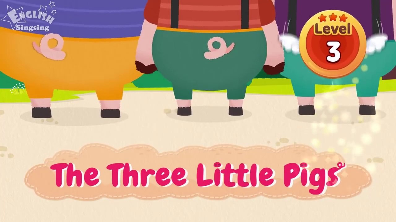 The Three Little Pigs - Fairy tale - English Stories (Reading Books)
