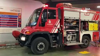 İstanbul metrosunda yangın paniği: 1 kişi hastaneye kaldırıldı