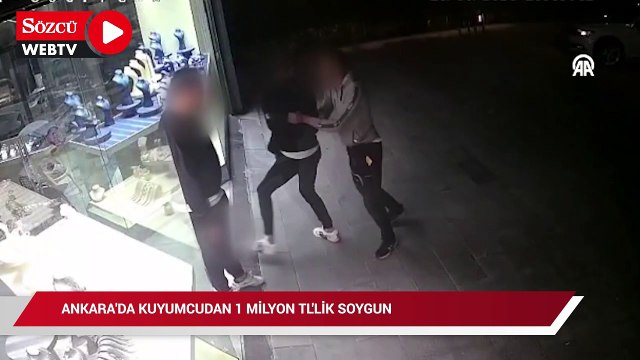 Kuyumcudan 1 milyon lira değerinde altın çalan 3 zanlı yakalandı