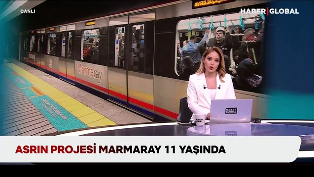 Asrın projesi Marmaray 11 yaşında: Günde toplam 297 sefer yapılıyor