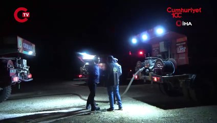 Kütahya-Bursa sınırında orman yangını Uzun uğraşlar sonucu söndürüldü