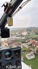 emGAZELA H-45 (SA342) Soko - Kišni let Zalužani Motike Kmećani Kozica Kamičak Vrhpolje S24+ 2024