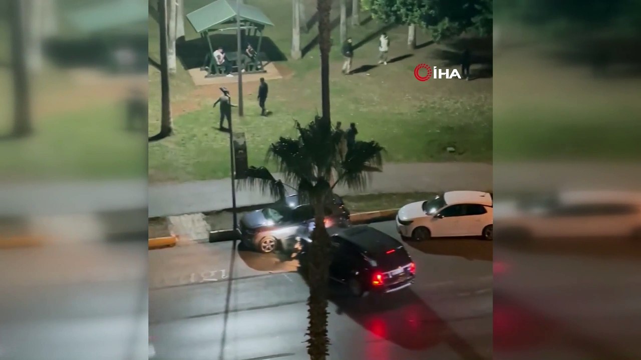 Mersin'de Dehşet Anları: Kavga Sırasında Araçla Gruba Saldırı!