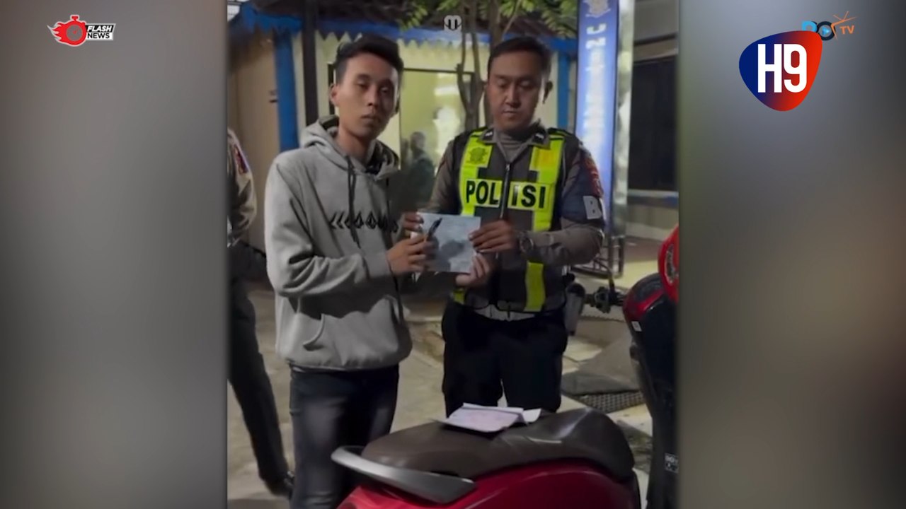 Sempat Viral Tantang Polisi, Pengendara Motor di Mojokerto Akhirnya Diciduk dan Klarifikasi