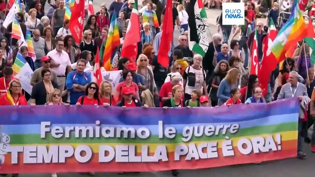 Manifestazioni per la pace in Italia: in migliaia chiedono lo stop alle guerre in Ucraina e a Gaza