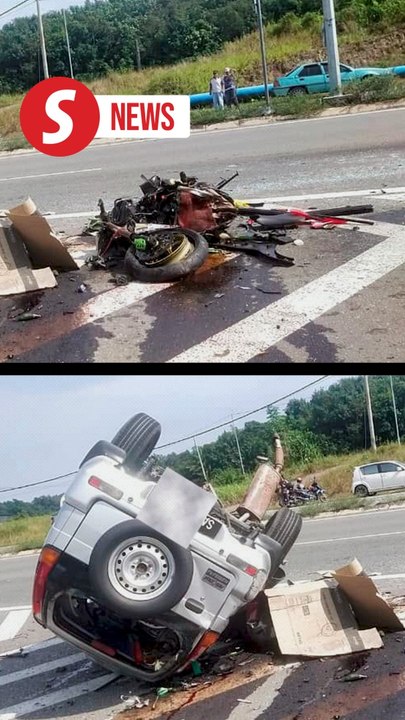 Collision kills big biker, SUV driver in Papar, Sabah