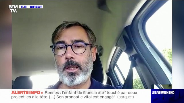 David Leveau (SGP- Police Bretagne), sur l'enfant blessé par balles à Rennes: L'individu qui conduisait était poursuivi par des individus cagoulés dans un autre véhicule et qui ont fait feu