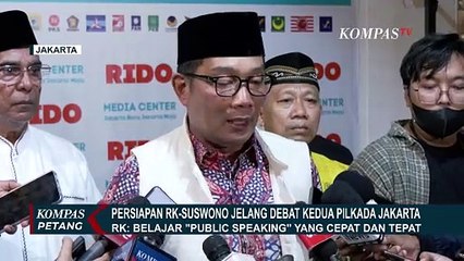 Jelang Debat Kedua: RK Belajar Public Speaking yang Cepat dan Tepat, Kun Wardana Optimistis