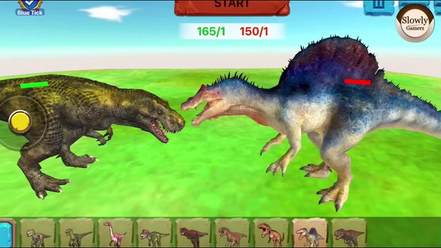 Animal Revolt Battle Simulator Game with Dinosaurs - Dinosaur Battle Cartoon - Slowly Gamerz