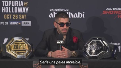 TOPURIA responde a MCGREGOR: "¿Que le llame? Será para tomar copas...”