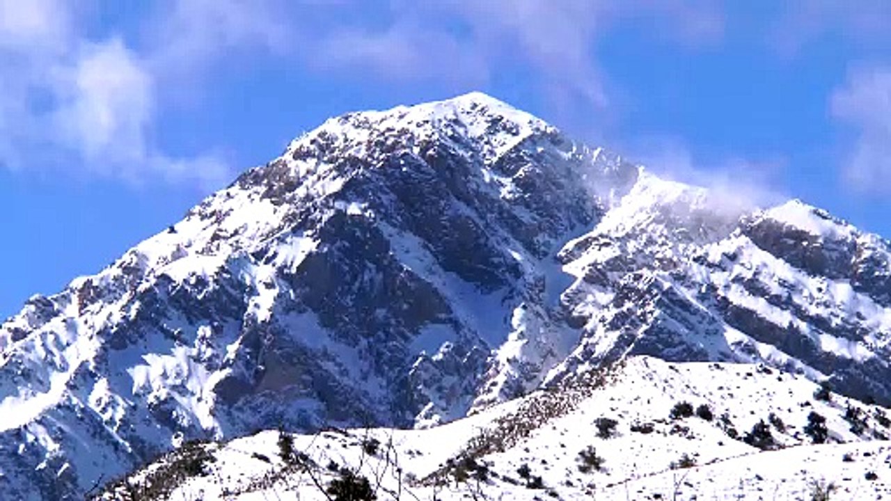 Time lapse snow mountains Balochistan, Pakistan video Dailymotion