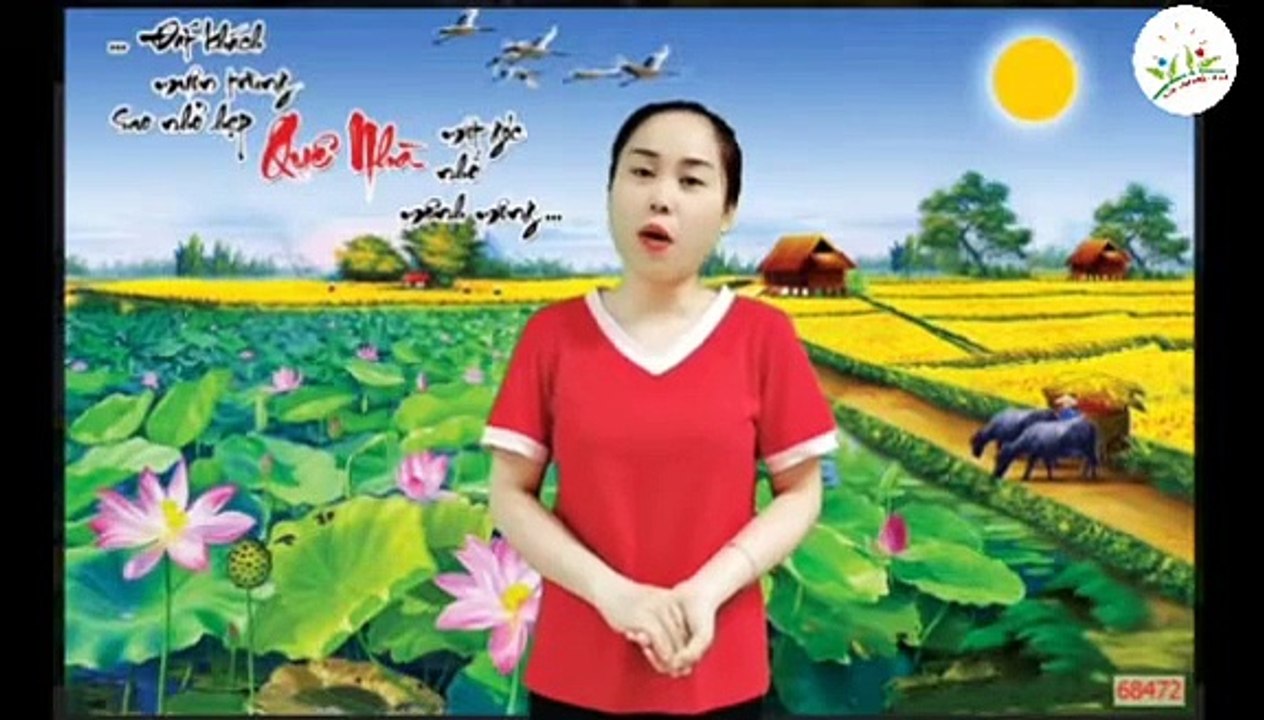 HĐTH- -VẼ LÁ CỜ TỔ QUỐC - Cô giáo Lê Thị Tâm 1 - Trường MN Ngã Tư Sở - Kênh Maitutien DailyMotion