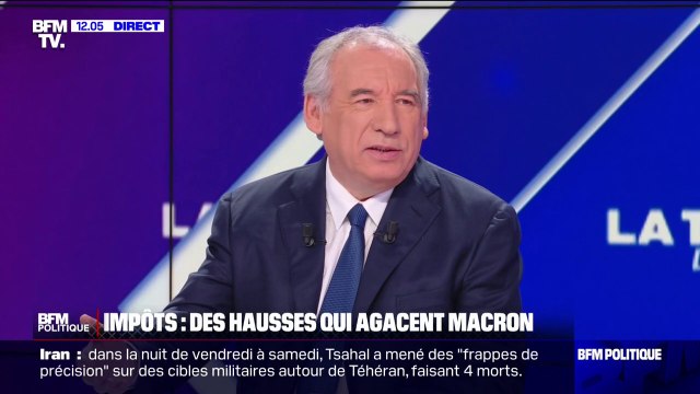 François Bayrou (Modem): Les mois qui viennent vont nous obliger à réinventer le rôle du Parlement