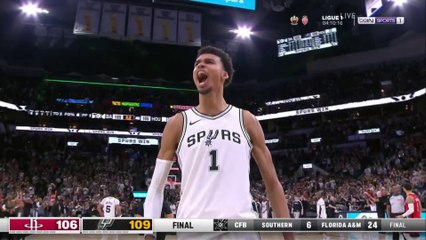 NBA : Masterclass de Wembanyama et victoire des Spurs face aux Rockets