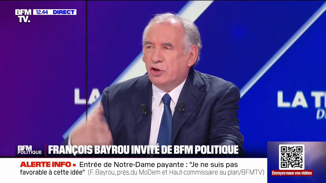 François Bayrou (Modem): "Cette question des OQTF est celle de la crédibilité de notre politique"