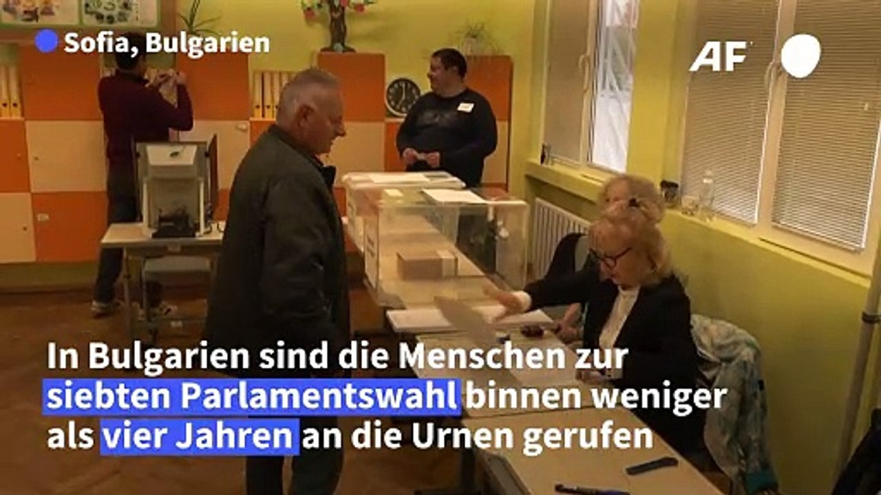 Bulgarien: Siebte Parlamentswahl seit 2021