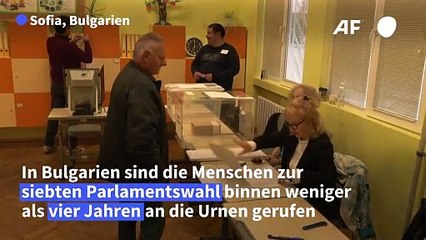 Bulgarien: Siebte Parlamentswahl seit 2021