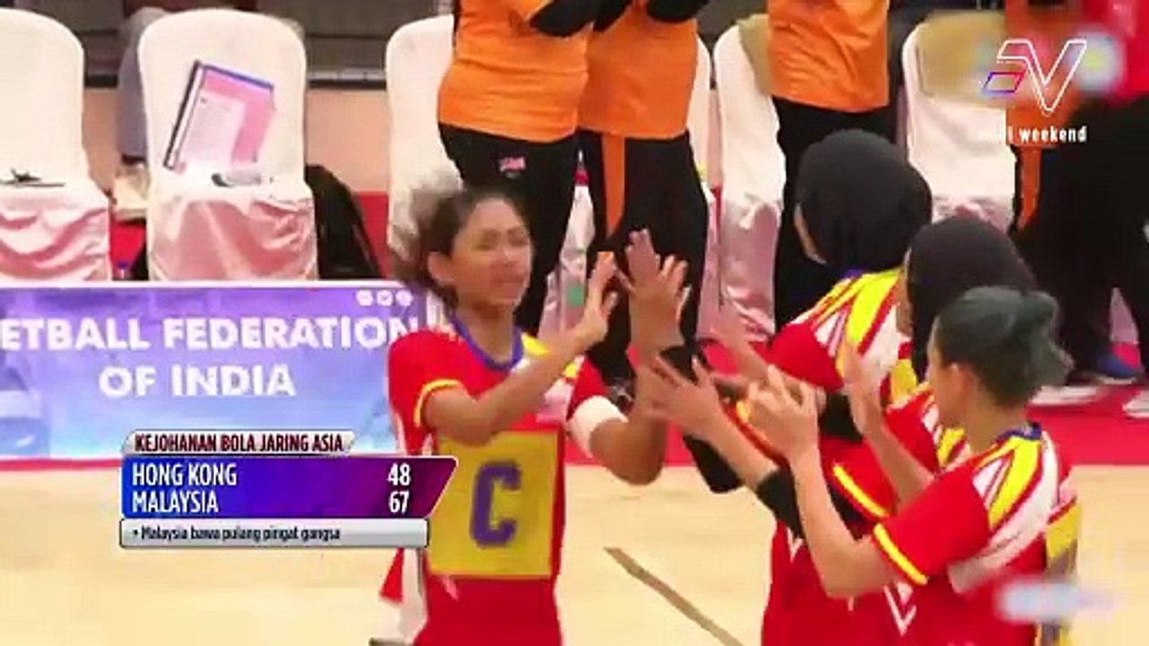 Malaysia ketiga Kejohanan Bola Jaring Asia tewaskan Hong Kong 67-48