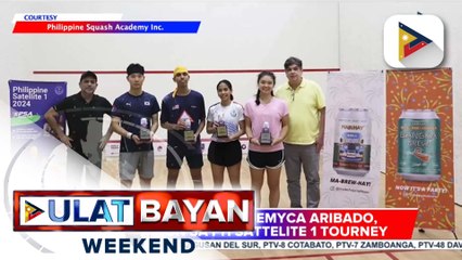 Pinay Squasher Jemyca Aribado, kampeon sa PH Satellite 1 Tourney