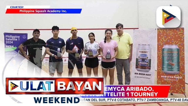 Pinay Squasher Jemyca Aribado, kampeon sa PH Satellite 1 Tourney