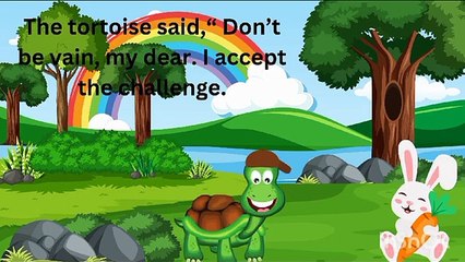 The Hare and Tortoise story in English__bedtime story__Slow and steady win the race__#shortstory #minicartoontv12