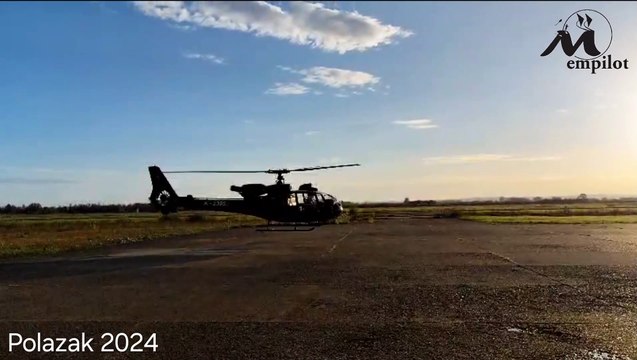 emGAZELA H-45 (SA342) Soko - Polazak Mahovljani LQBK S24+ 2024