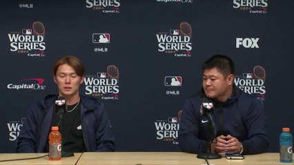 Dodgers pitcher Yamamoto on getting his first World Series start: 'It was kind of a mixed feeling'