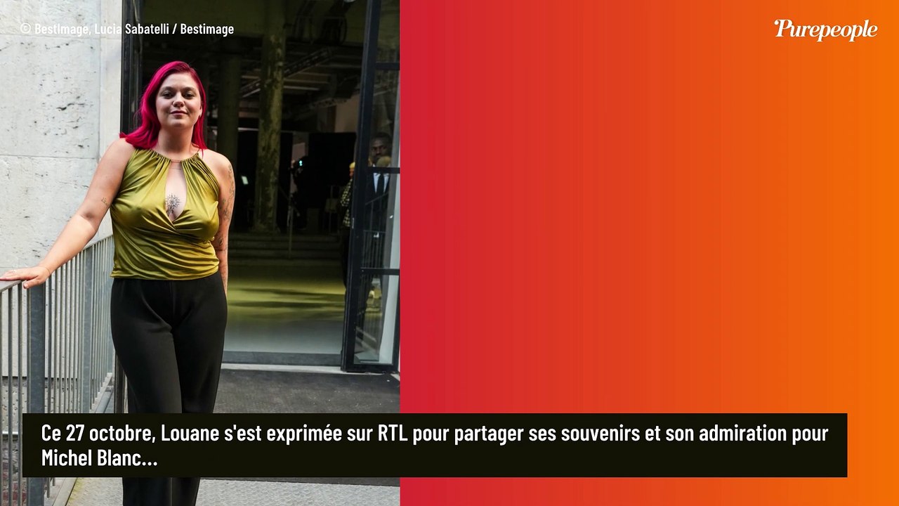 Louane réagit au départ de Michel Blanc, des trémolos dans la voix, elle révèle leur lien hors caméra