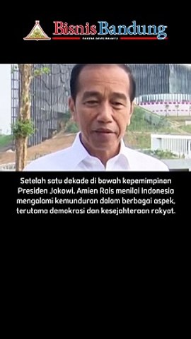 Jokowi Bawa Kemunduran, Amien Rais Ungkap Prabowo Tertumpu Harapan Besar