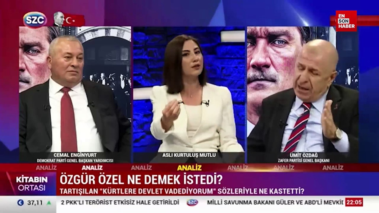 CHP'li milletvekili yayına bağlanmak istedi: Ümit Özdağ stüdyoyu terk etti