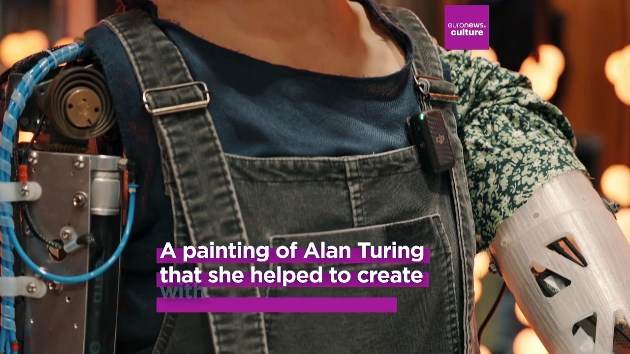 The world's first humanoid robot artist is set to make auction history at Sotheby's