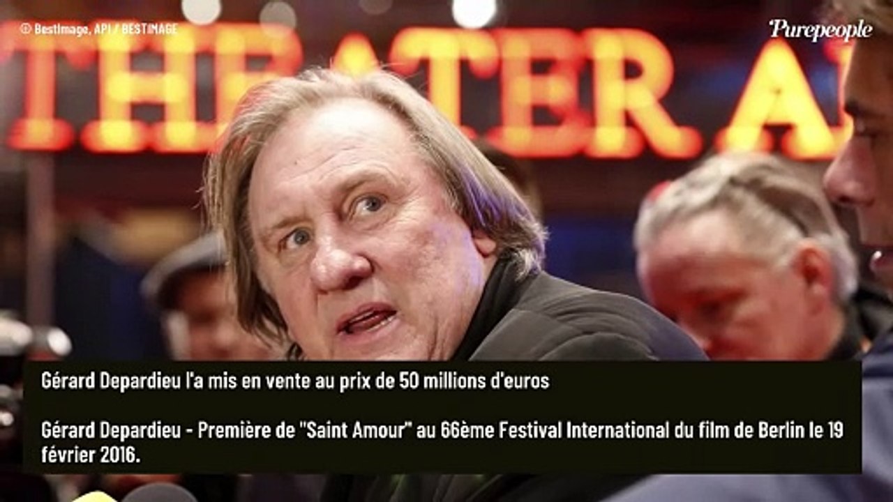 Gérard Depardieu : De gros travaux font perdre de la valeur à son hôtel particulier déjà en vente à un prix astronomique