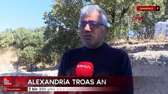 Alexandria Troas Antik Kenti'nde yeni mekan ortaya çıkarıldı