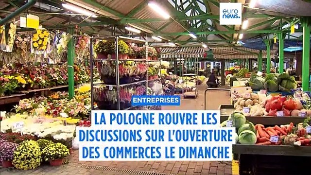La Pologne rouvre le débat sur l'ouverture des commerces le dimanche