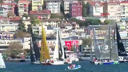 Cumhurbaşkanlığı 5’inci Uluslararası Yat Yarışları İstanbul Boğazı’nda gerçekleştirildi