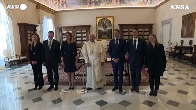 Vaticano, Papa Francesco riceve Metsola
