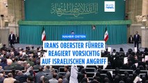 Irans oberster Führer reagiert vorsichtig auf den jüngsten Angriff Israels