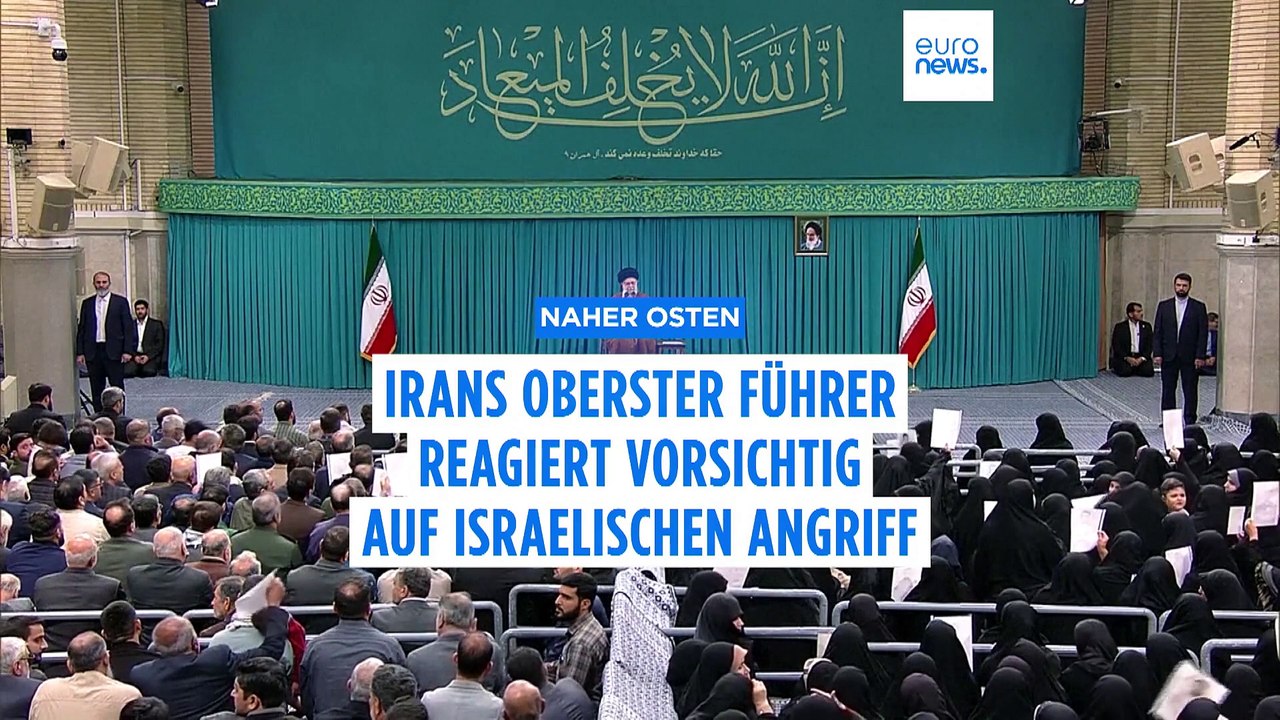 Irans oberster Führer reagiert vorsichtig auf den jüngsten Angriff Israels